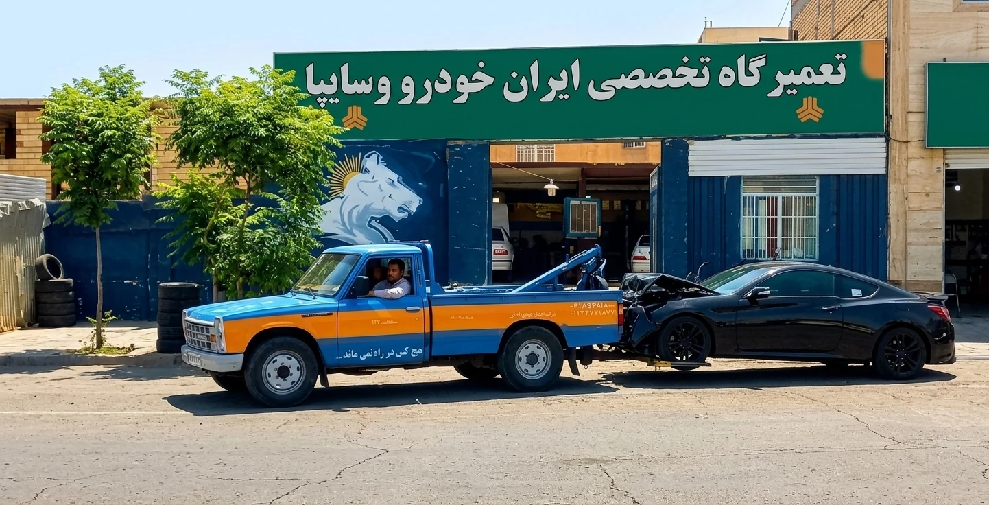 حمل خودرو تصادفی در کاشان | انتقال ایمن بدون آسیب